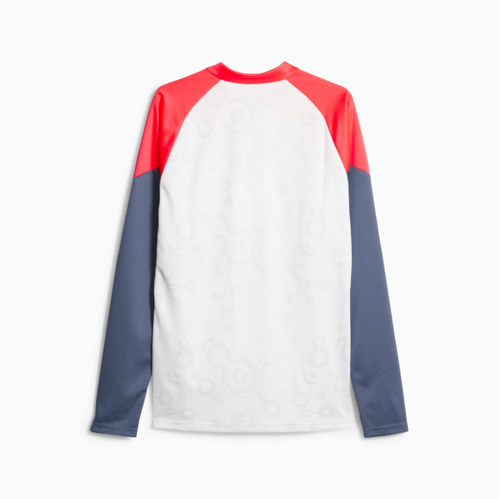 PUMA IndividualCUP 1/4 Zip Top White/Red/Blue