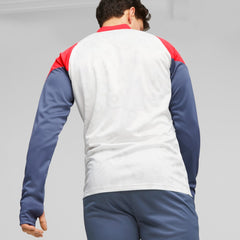 PUMA IndividualCUP 1/4 Zip Top White/Red/Blue