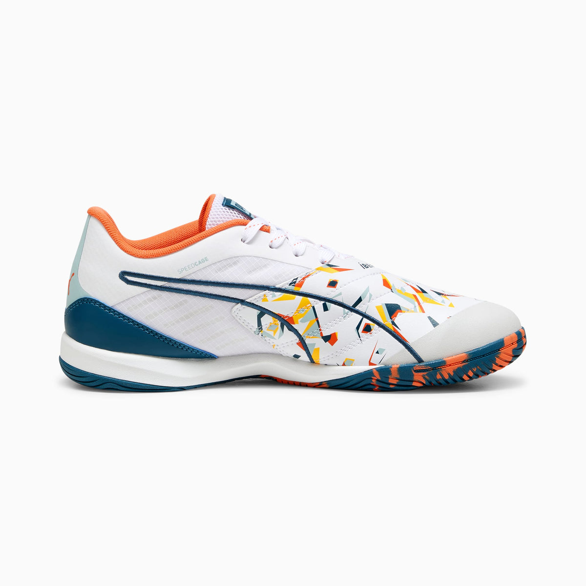 PUMA Ibero IV Creativity White/Turquoise Indoor Shoes