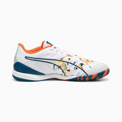 PUMA Ibero IV Creativity White/Turquoise Indoor Shoes