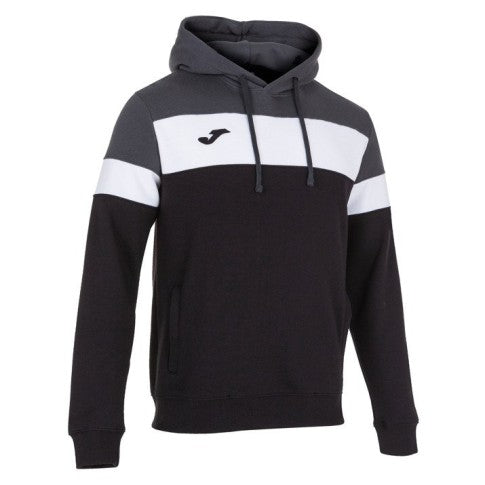 Sudadera con capucha Joma Crew IV negra/antracita