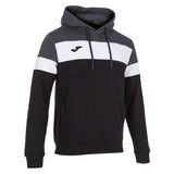 Sudadera con capucha Joma Crew IV negra/antracita