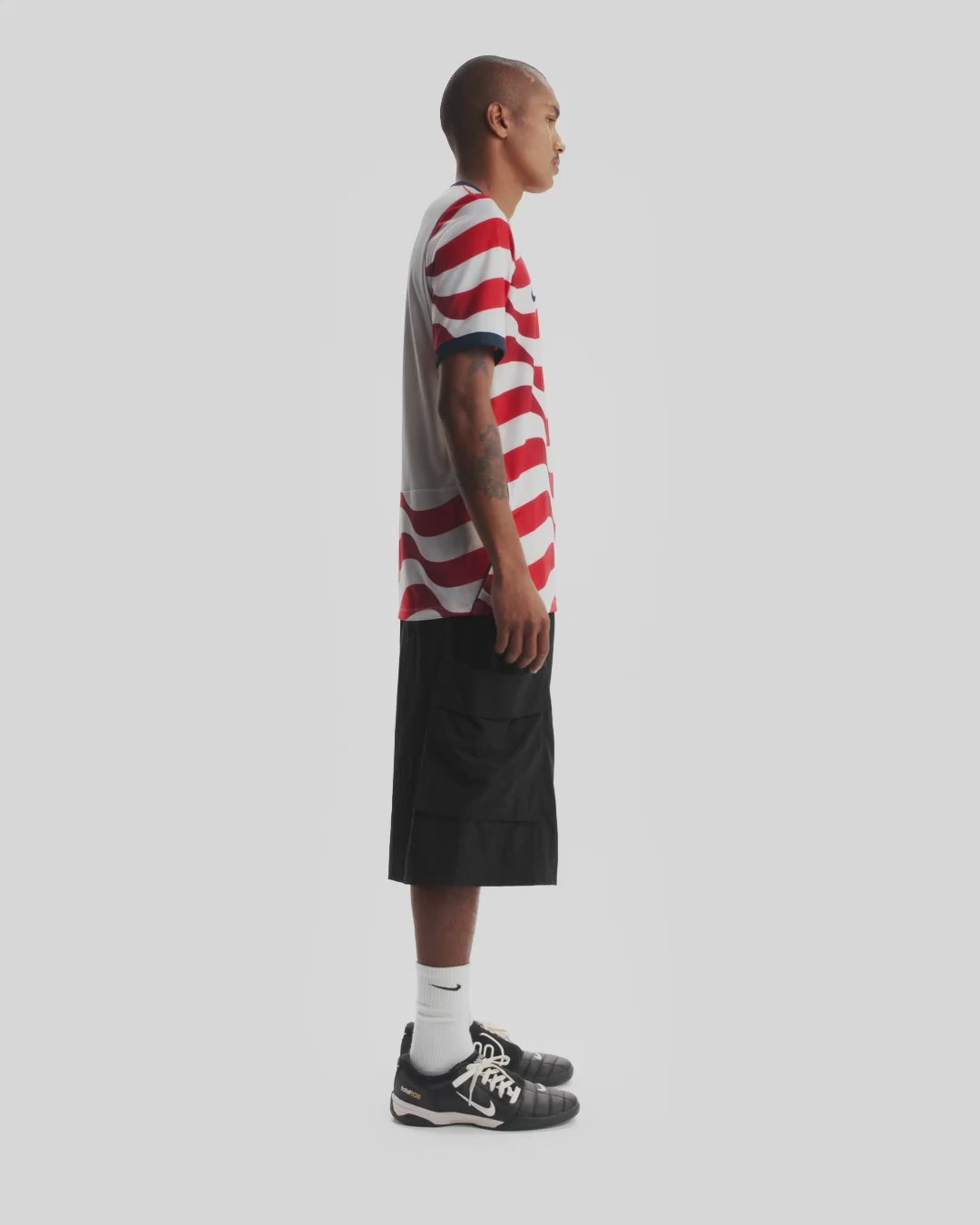 Nike USMNT Home Men's Soccer Jersey 2026 White/Red/Blue (NO STARS)