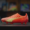 PUMA Ultra Ultimate FG/AG Firm Ground Soccer Cleats - Fiery Coral/Black/Salmon
