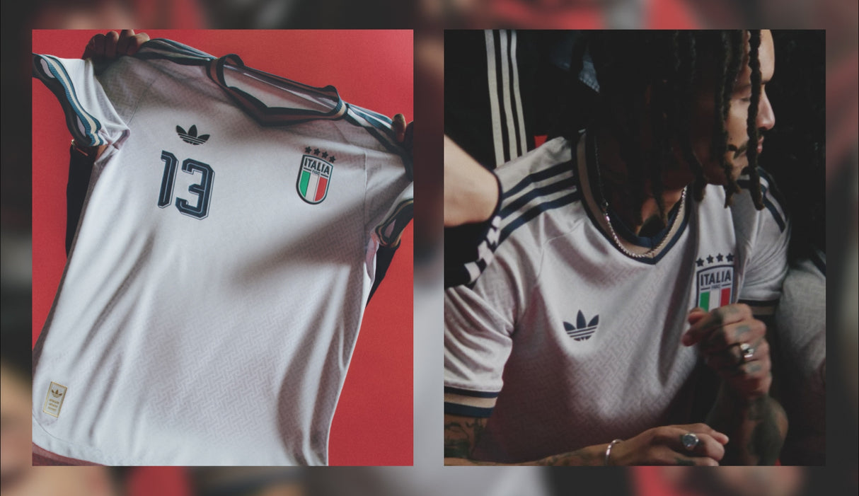 adidas Italy Away Authentic Men's Soccer Jersey 2026 - Aero Blue