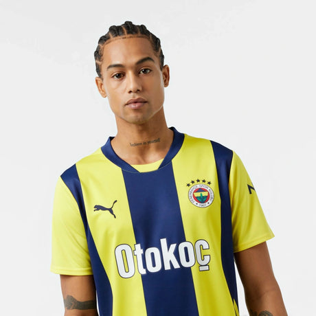 PUMA Camiseta Local Fenerbahçe 24 - Amarillo/Azul Violeta