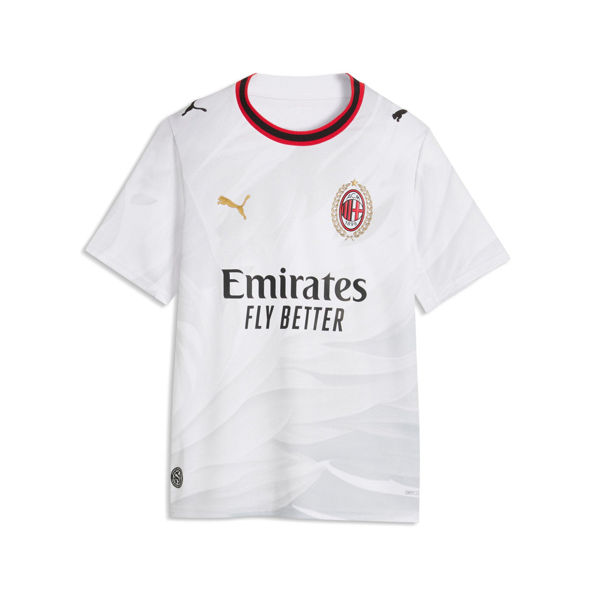 PUMA AC Milan Away Youth Soccer Jersey 2026 - White/Gold - Best Buy Soccer