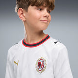 PUMA AC Milan Away Youth Soccer Jersey 2026 - White/Gold - Best Buy Soccer