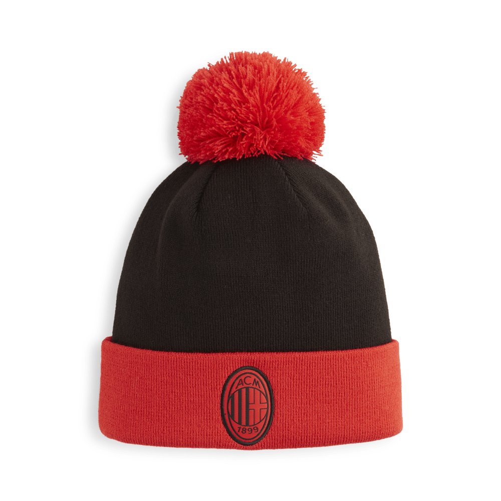 PUMA AC Milan Ess Pom Beanie Black/Red - Best Buy Soccer