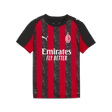 PUMA AC Milan Home Youth Soccer Jersey 25/26 -Red/Black - Best Buy Soccer