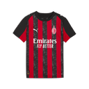 PUMA AC Milan Home Youth Soccer Jersey 25/26 -Red/Black - Best Buy Soccer