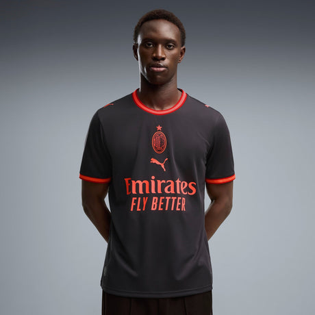 PUMA AC Milan Third Men's Soccer Jersey 2026 - Gray/Red - Best Buy Soccer
