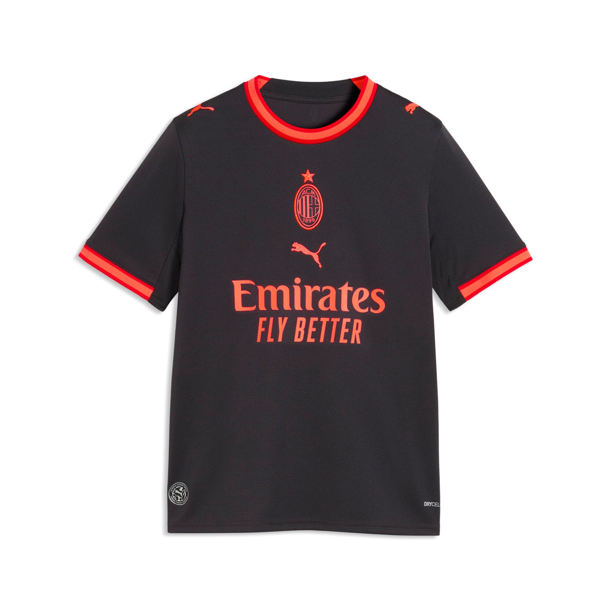PUMA AC Milan Third Youth Soccer Jersey 2026 - Gray/Red - Best Buy Soccer