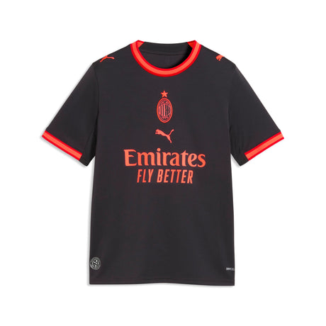 PUMA AC Milan Third Youth Soccer Jersey 2026 - Gray/Red - Best Buy Soccer