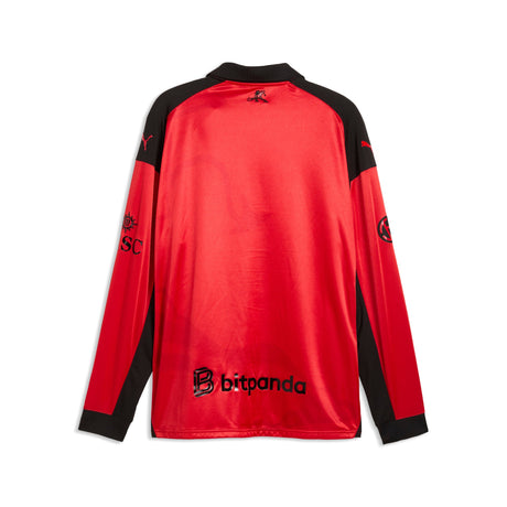 PUMA AC Milan x Slam Jam Limited Edition Long Sleeve Men's Soccer Jersey 26/27 -Red - Best Buy Soccer