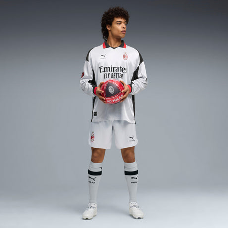 PUMA AC Milan x Slam Jam Limited Edition Long Sleeve Men's Soccer Jersey 26/27 - Silver - Best Buy Soccer