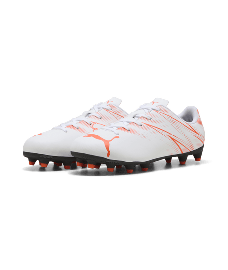 PUMA Attacanto FG/AG JR Soccer Cleats - White/Glowing Red - Best Buy Soccer