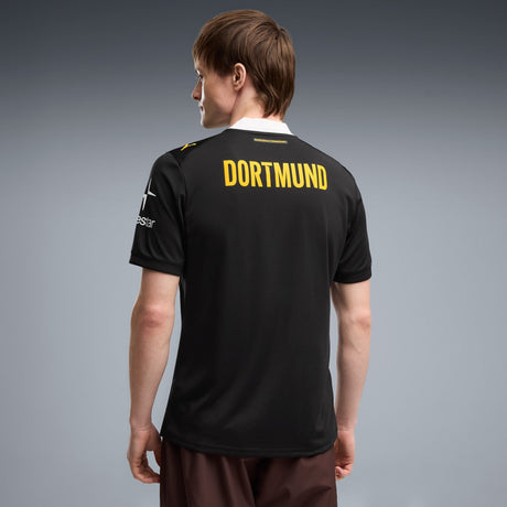 PUMA Borussia Dortmund Away Men's Soccer Jersey 2026 - Black/Dark Gray - Best Buy Soccer