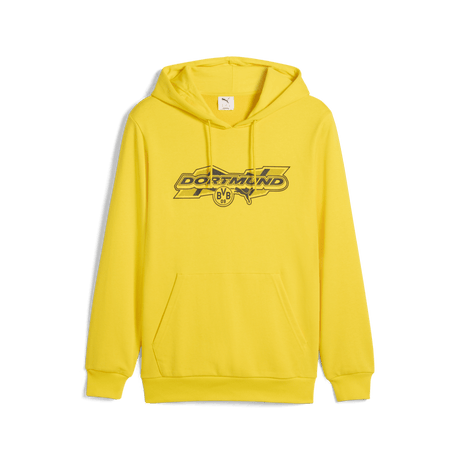 PUMA Borussia Dortmund Ftbl Culture Men's Soccer Hoodie - Yellow/Black - Best Buy Soccer
