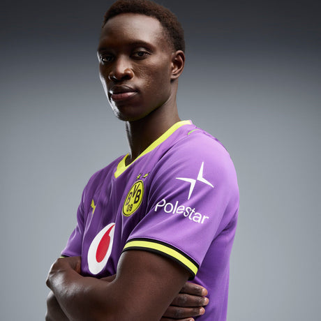 PUMA Borussia Dortmund Third Men's Soccer Jersey 2026 - Purple/Yellow - Best Buy Soccer