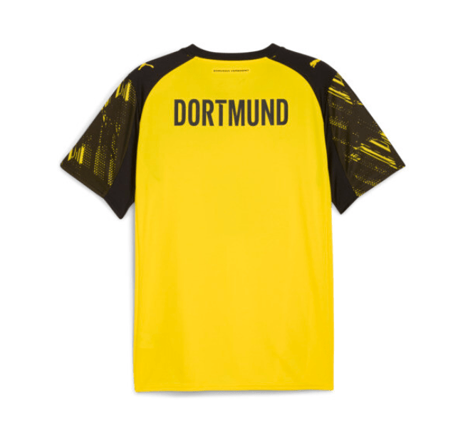 PUMA Borussia Home Soccer Jersey 25 - Yellow/Black - Best Buy Soccer