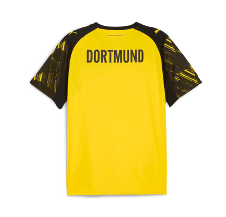 PUMA Borussia Home Soccer Jersey 25 - Yellow/Black - Best Buy Soccer