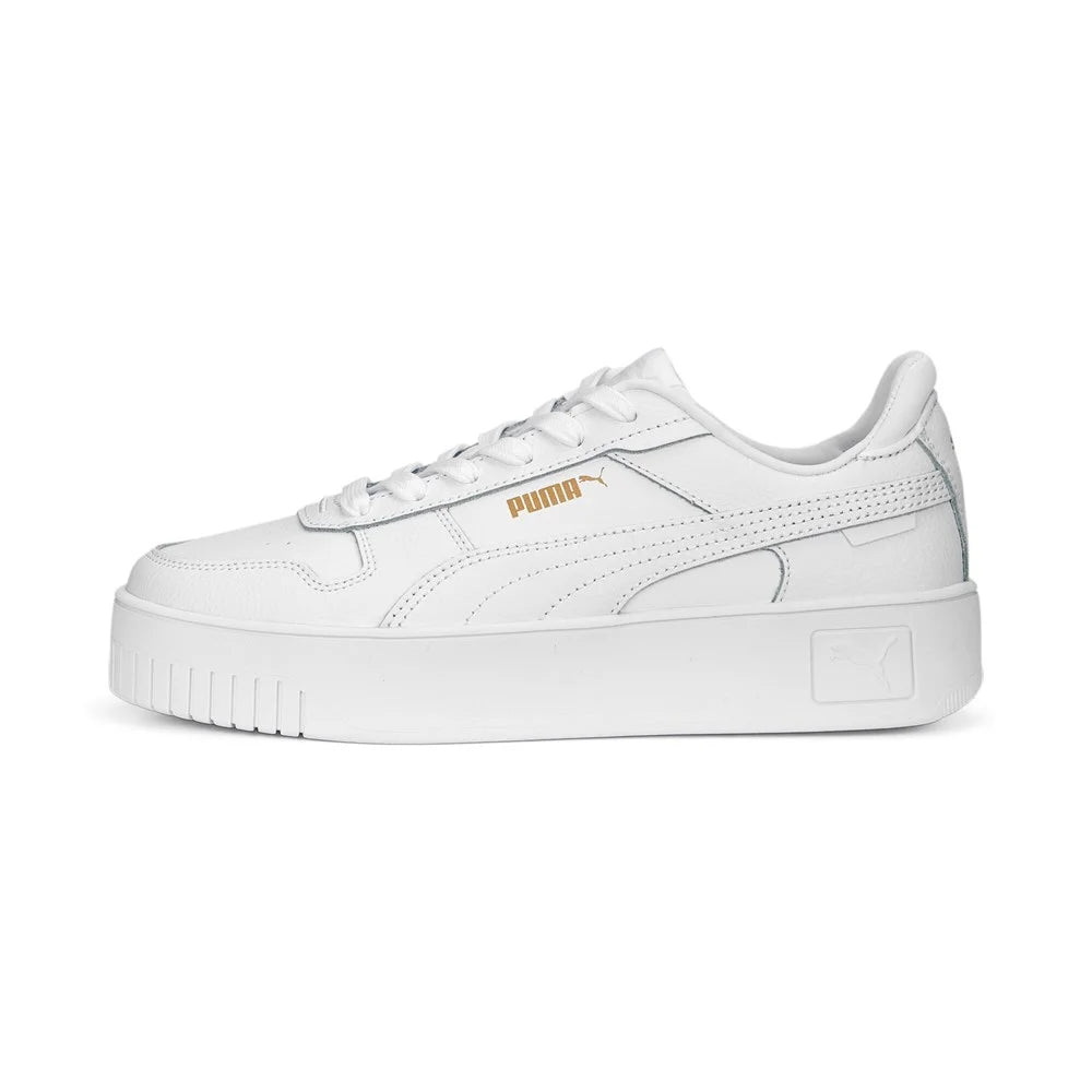 PUMA Carina Street Women's Sneaker White/Gold - Best Buy Soccer
