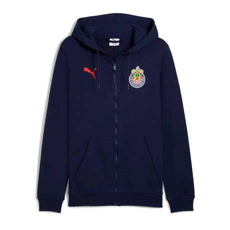 PUMA Chivas Ftbl Culture Hooded Sweat Men's Soccer Jacket - Navy/Red - Best Buy Soccer