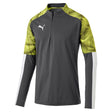 PUMA Cup Training 1/4 ZiP Top Asphalt/Yellow - Best Buy Soccer