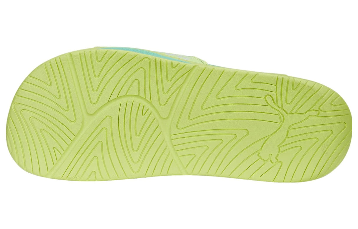 PUMA Dream NITRO Slide Future Unisex Fast Yellow/White/Electric Peppermint - Best Buy Soccer