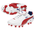 PUMA Esito Finale I FG Firm Ground Soccer Cleats White/Red/Royal