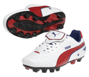 PUMA Esito Finale R HG Jr Hard Ground Soccer Cleats White/Red/Blue - Best Buy Soccer