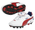 Botines de fútbol PUMA Esito Finale R HG Jr para terreno firme, blanco/rojo/azul