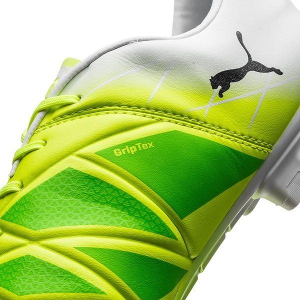 PUMA Evoaccuracy 1 FG Firm Ground Soccer Cleats - Fluo Yellow/Peacoat/White - Best Buy Soccer