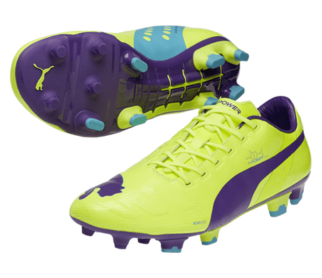 PUMA evoPower 1 FG Yellow/Purple - Best Buy Soccer