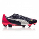 PUMA Evopower 1.2 FG Firm Ground Soccer Cleats - Peacoat/White/Bright Plasma