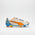 PUMA Evopower 1.2 FG Firm Ground Soccer Cleats - White/Orange Clownfish/Electric Blue Lemonade