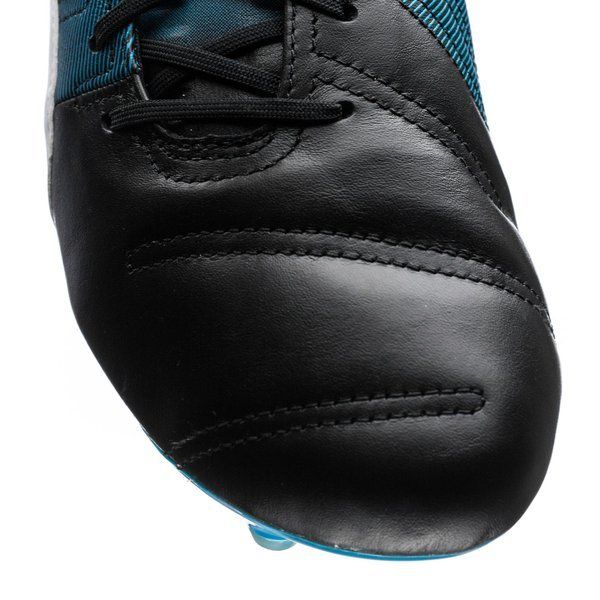 PUMA Evopower 1.3 LT FG Firm Ground Soccer Cleats - Black/White/Atomic Blue - Best Buy Soccer
