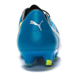 PUMA Evopower 1.3 LT FG Firm Ground Soccer Cleats - Black/White/Atomic Blue - Best Buy Soccer