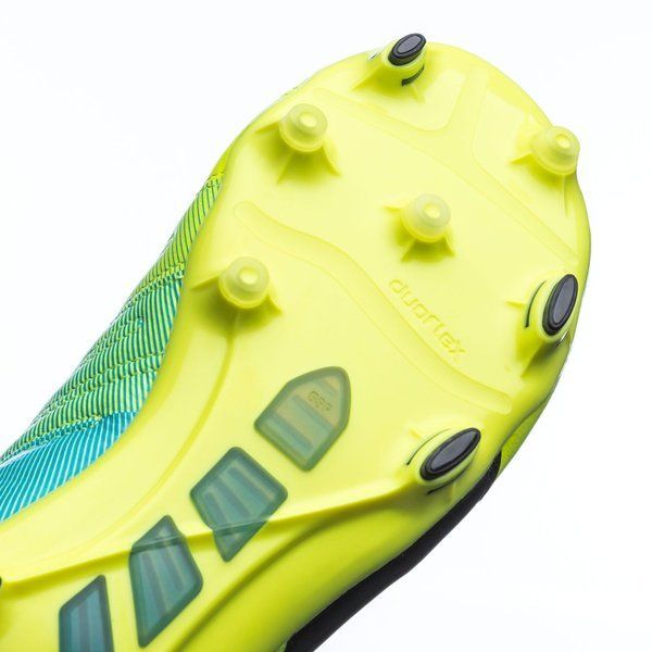 PUMA Evopower 1.3 LT FG Firm Ground Soccer Cleats - Safety Yellow/Black/Atomic Blue - Best Buy Soccer
