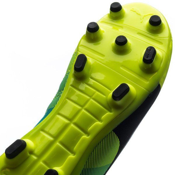 PUMA Evopower 4.3 FG J Firm Ground Youth Soccer Cleats - Safety Yellow/Black - Best Buy Soccer