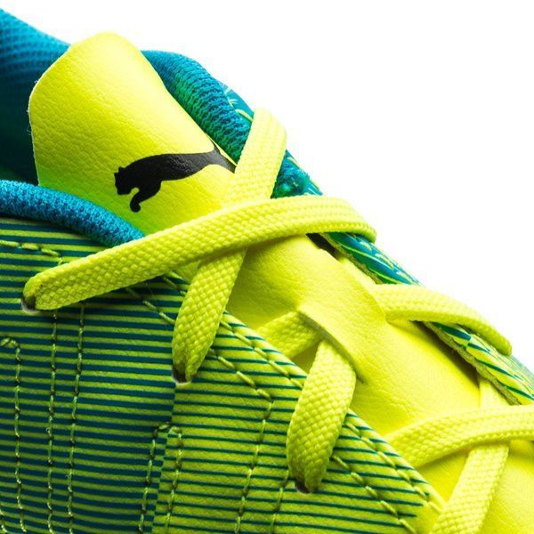 PUMA Evopower 4.3 FG J Firm Ground Youth Soccer Cleats - Safety Yellow/Black - Best Buy Soccer