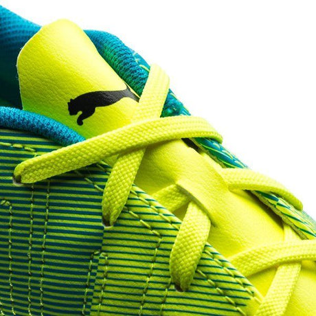 PUMA Evopower 4.3 FG J Firm Ground Youth Soccer Cleats - Safety Yellow/Black - Best Buy Soccer
