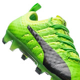 PUMA Evopower Vigor 1 FG Firm Ground Soccer Cleats - Green Gecko/Black/Yellow - Best Buy Soccer