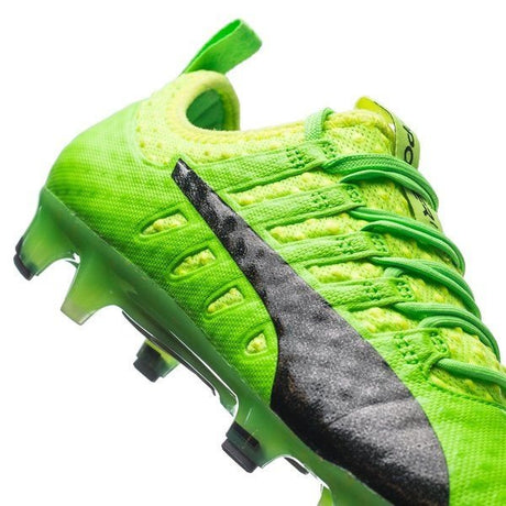PUMA Evopower Vigor 1 FG Firm Ground Soccer Cleats - Green Gecko/Black/Yellow - Best Buy Soccer