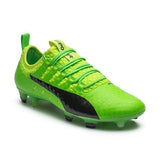 PUMA Evopower Vigor 1 FG Firm Ground Soccer Cleats - Green Gecko/Black/Yellow - Best Buy Soccer