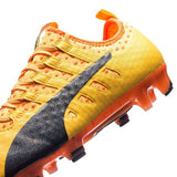 PUMA Evopower Vigor 1 FG Firm Ground Soccer Cleats - Ultra Yellow/Peacoat - Best Buy Soccer