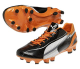 PUMA evoSPEED 1 FG Firm Ground Soccer Cleats - Black/White/Orange - Best Buy Soccer