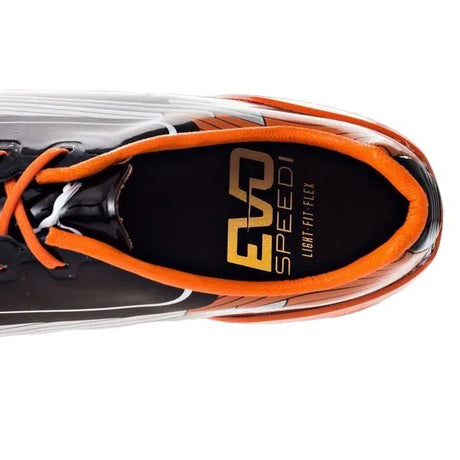 PUMA evoSPEED 1 FG Soccer Cleats - Black/White/Orange - Best Buy Soccer