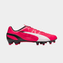 PUMA Evospeed 1.3 FG Firm Ground Soccer Cleats - Bright Plasma/White/Peacoat - Best Buy Soccer